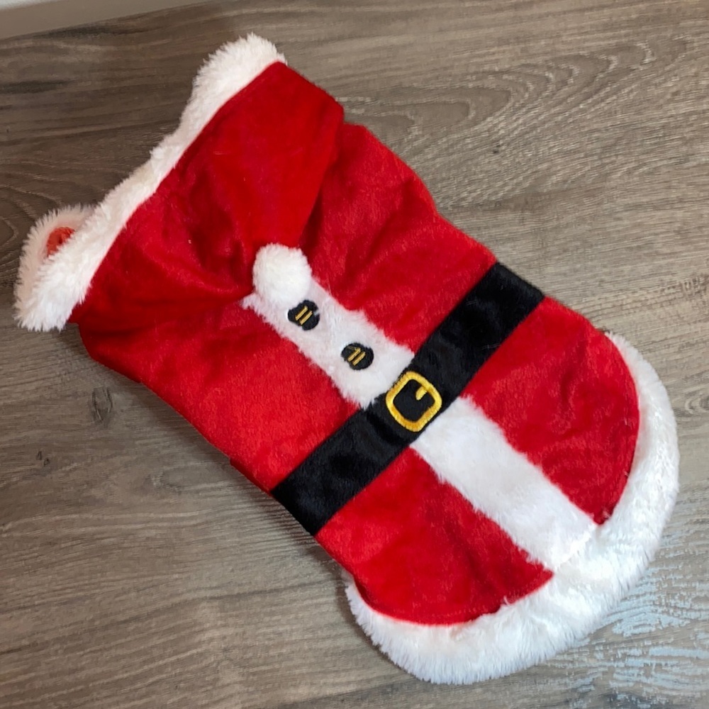 Dog Santa Costume - Picture 2 of 7